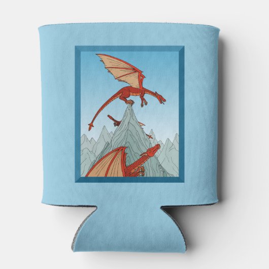 De eerste aan de top Wins. Blikjeskoeler (Achterkant)