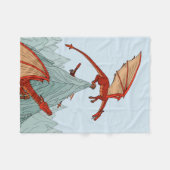 De eerste aan de top Wins. Fleece Deken (Voorkant (Horizontaal))