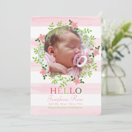 De eerste Aankondiging van de Geboorte van de Foto (Staand voorkant)