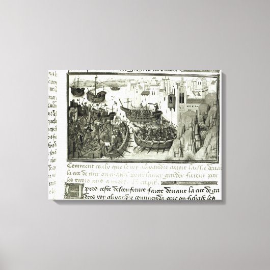 De eerste aanval op band canvas afdruk (Voorkant)