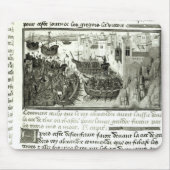 De eerste aanval op band muismat (Voorkant)