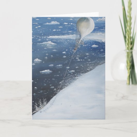 De eerste Aëronaut van kapitein Scott Kaart (Voorkant)