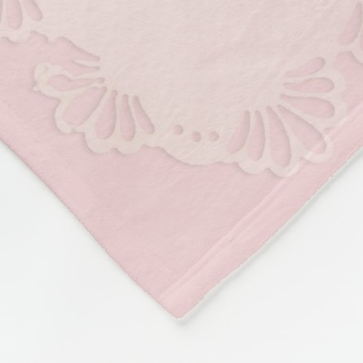 De eerste affirmaties van baby | positieve kwekeri fleece deken (Hoek)