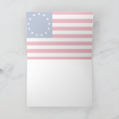 De eerste Amerikaanse vlag Kaart (Binnen)