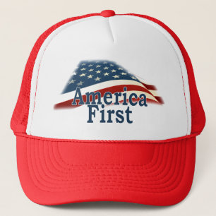 De eerste Amerikaanse vlag Trucker Pet