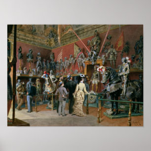 De eerste Armory Room van de Ambraser Gallery Poster