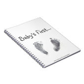 De eerste baby.. notitieboek (Rechterzijde)