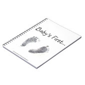 De eerste baby.. notitieboek (Linkerzijde)