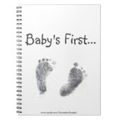 De eerste baby.. notitieboek (Voorkant)