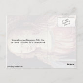 de eerste bekendmaking van briefkaart (Achterkant)