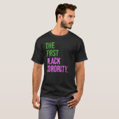 De eerste Black Sorority Black History maand T-shirt (Voorkant volledig)