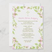 De eerste bloemen uitnodiging van de lente (Voorkant)