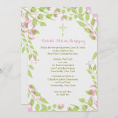 De eerste bloemen uitnodiging van de lente (Voorkant / Achterkant)