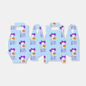 De eerste boeg van Halloween Blue Bedankdoosjes (Uitgevouwen)