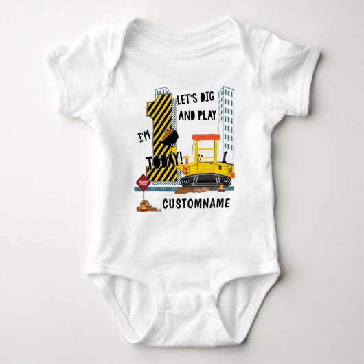 De eerste Bouw van de Dagen Laten ons Dig en Spel  Romper (Voorkant)
