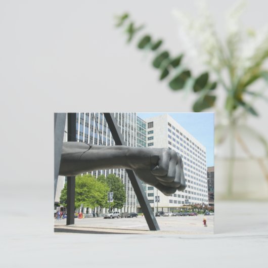 De eerste briefkaart (Staand voorkant)