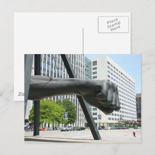 De eerste briefkaart (Voorkant / Achterkant)