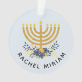 De eerste Chanoeka van de baby | Gedateerde Keepsa Ornament (voorkant)