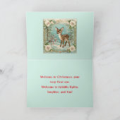 DE EERSTE CHRISTMAS VAN BABY BEDANKKAART (Binnen)