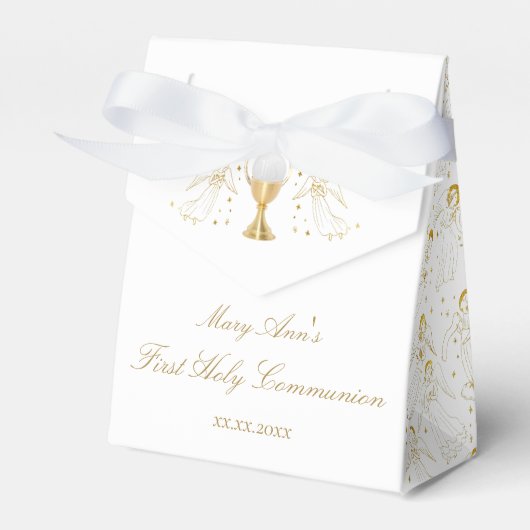 De eerste communautaire gouden engelen bedankdoosjes (Voorkant Zijde)