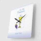 De eerste communiqué-chalice van de jongen persona vierkante klok (Hoek)