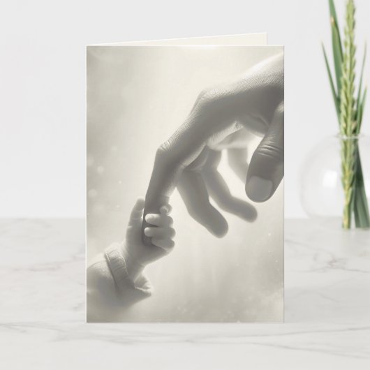 De eerste connectie van de baby kaart (Voorkant)