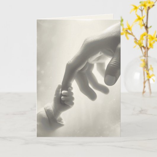 De eerste connectie van de baby kaart (Gele Bloem)