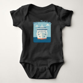 De eerste cruise van de baby romper