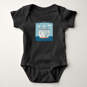 De eerste cruise van de baby romper