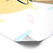 De Eerste Dag, Beste Dag, Ja Dag Ijs Bruids Perfect Poster (Hoek)