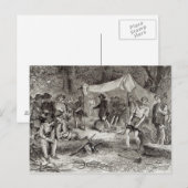 De eerste dag in Jamestown Briefkaart (Voorkant / Achterkant)