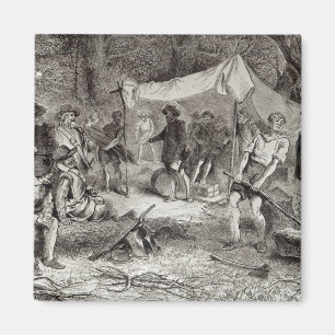 De eerste dag in Jamestown Magneet