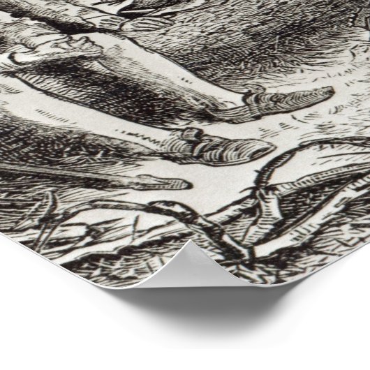 De eerste dag in Jamestown Poster (Hoek)