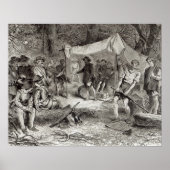 De eerste dag in Jamestown Poster (Voorkant)