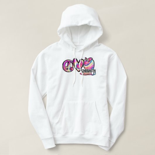 De eerste dag van de eerste dag van de Schoo Hoodie (Design voorkant)