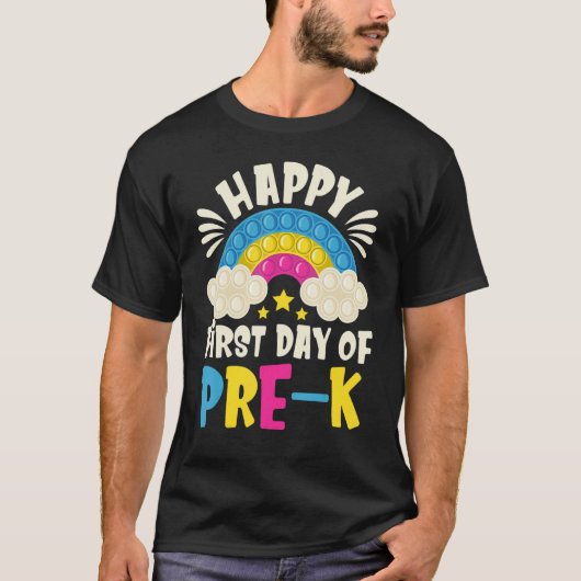 De eerste dag van de klas terug naar de Pop van de T-shirt (Voorkant)