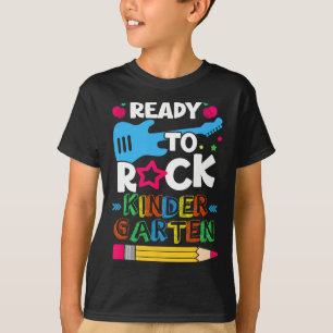 De eerste dag van de kleuterschool die klaar is om t-shirt