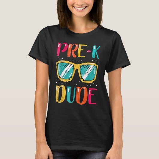 De eerste dag van de kleuterschool voor de eerste t-shirt (Voorkant)