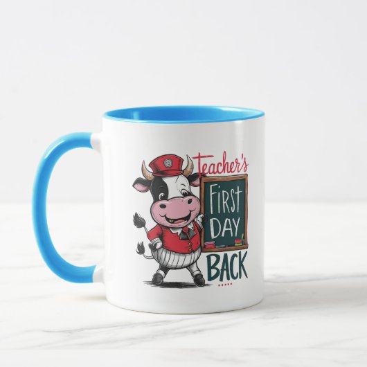 De eerste dag van de leerkracht terug. Terug naar  Mok (Links)