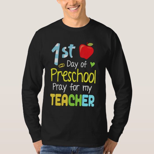 De eerste dag van de preschoolse bevalling voor mi t-shirt (Voorkant)