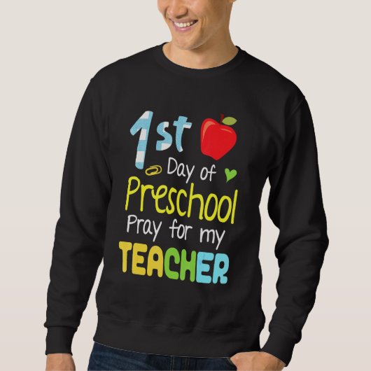 De eerste dag van de preschoolse bevalling voor mi trui (Voorkant)