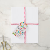 De eerste dag van de schooldag is terug naar de sc cadeaulabel (Met Touw)