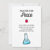 De eerste dag van de schoolgebed feestdagenkaart (Voorkant)