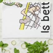 DE EERSTE DAG VAN HET HOF VAN TENNIS - BETER DAN W THEEDOEK (Gevouwen)