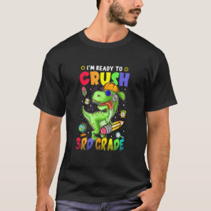 De eerste dag van het potlood school Im klaar om 3 T-shirt