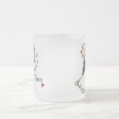 De eerste dansMok van de nieuwe man en vrouw Matglas Koffiemok (Center)