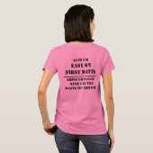 De eerste Data zijn Gemakkelijk T-Shirt (Achterkant volledig)