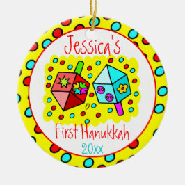 De eerste donatie van de baby - eenzijdig keramisch ornament