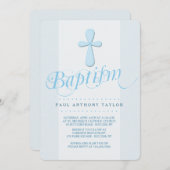 De eerste DwarsUitnodiging van het Doopsel Kaart (Voorkant / Achterkant)