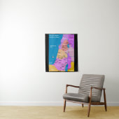 De eerste eeuw van de kaart van Israël Wandkleed (In situ)